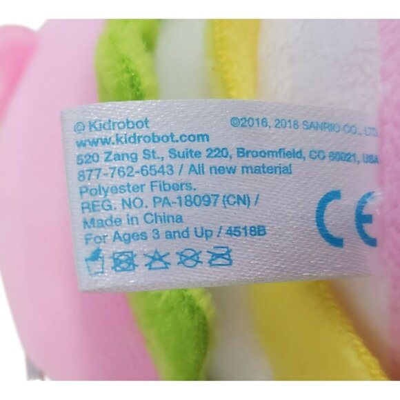 Sanrio Plush Burger Charm Clip Kidrobot Jacket Backpack Zipper Pull Key LALA - Picture 7 of 9